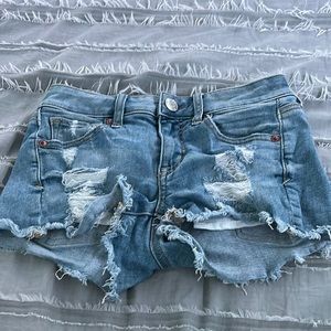 american eagle jean shorts